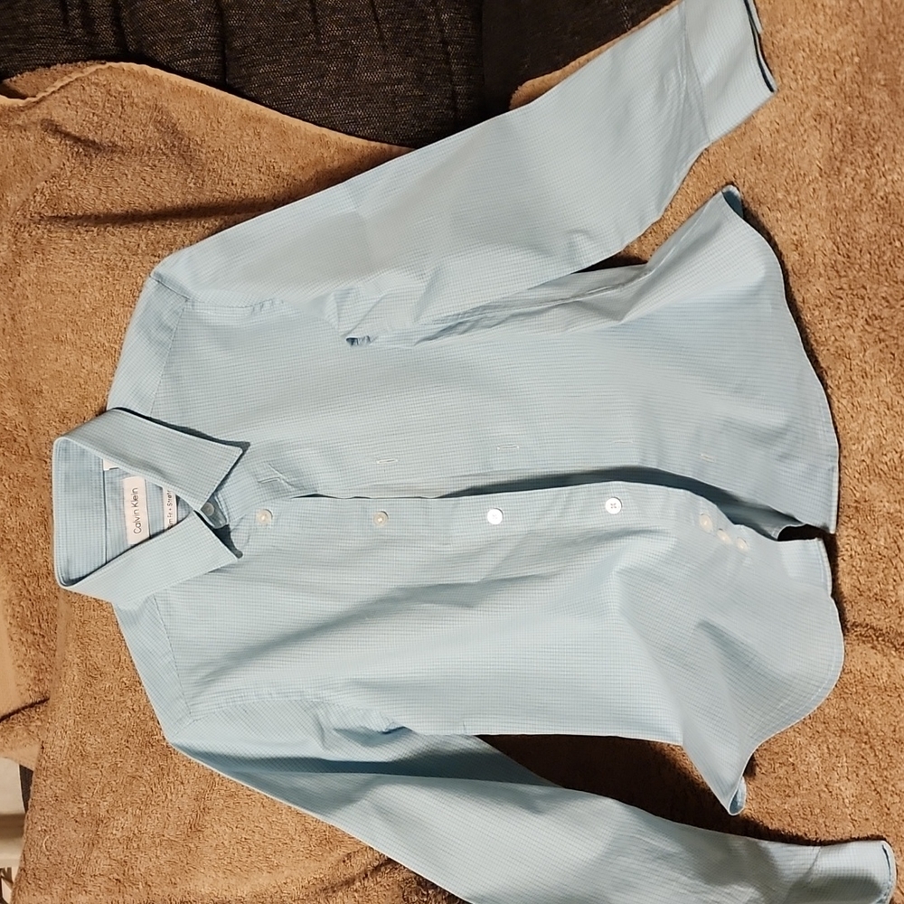 Calvin Klein size 8 regular boys dress shirt